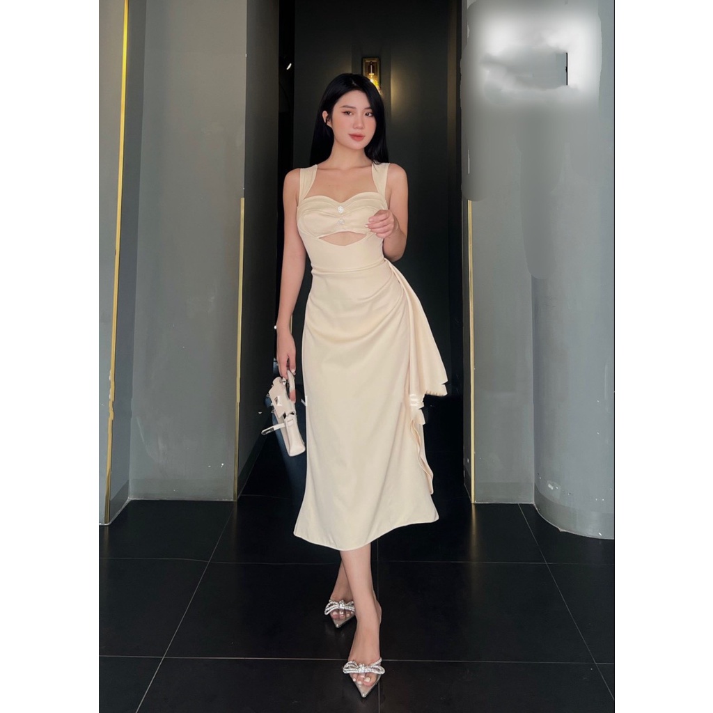 Váy dạ hội khuy đá cutout chân ngực cực đẹp ANHNANGCUOI