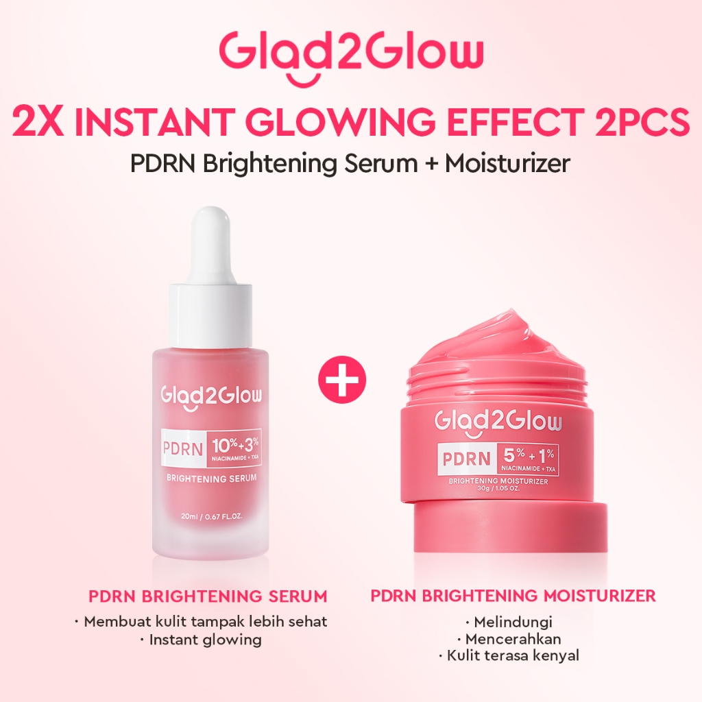 [ Launching 23 April ] GLAD2GLOW PDRN BRIGHTENING SERUM PDRN 10% NIACINAMIDE 3% TXA  SERUM Mencer...