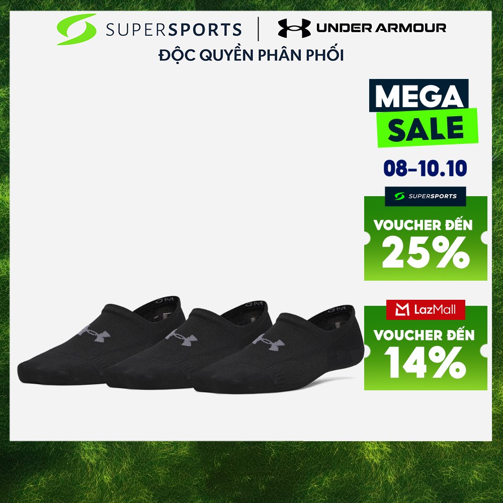Vớ Thể Thao Nữ Under Armour Vanish 3-Pack Liner - 6013143-008