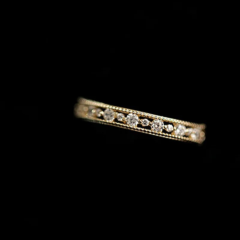 925 Sterling Silver 14K Mạ 2022 chạm khoét Mới retro cổ điển Xếp Chồng Của Phụ Nữ Quà Tặng thời trang sang trọng trang sức hợp thời trang