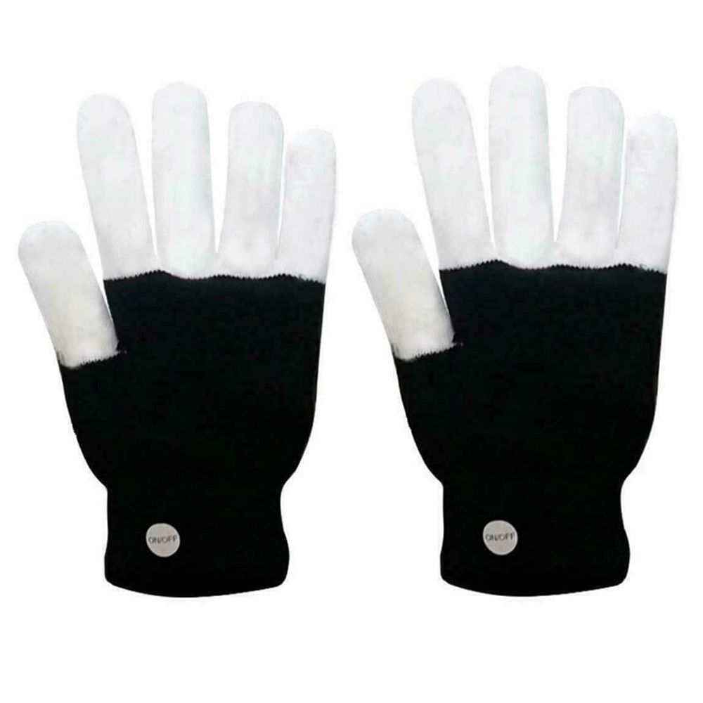 Entreaty extinguish86en4 1 cặp người lớn vui giáng sinh Halloween trẻ em Đồ chơi ánh sáng lên găng tay lừa Quà Tặng găng tay LED