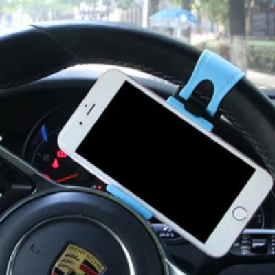 Car Mobile Holder Mount for Steering Wheel GPS Holder