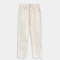HI STYLE Men Straight Cut Long Jeans - White - HSC510227 / Lelaki Straight Cut Seluar Panjang Jeans - Putih