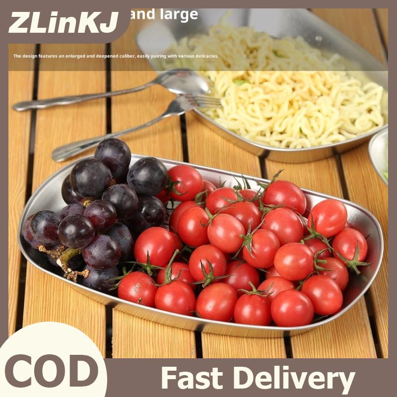 ZLinKJ Retro lưu trữ khay tròn tinplate đĩa máy tính để bàn trái cây Snack Pastry tấm món tráng miệng kẹo món ăn hộ gia đình nhà bếp thực phẩm lưu trữ công cụ