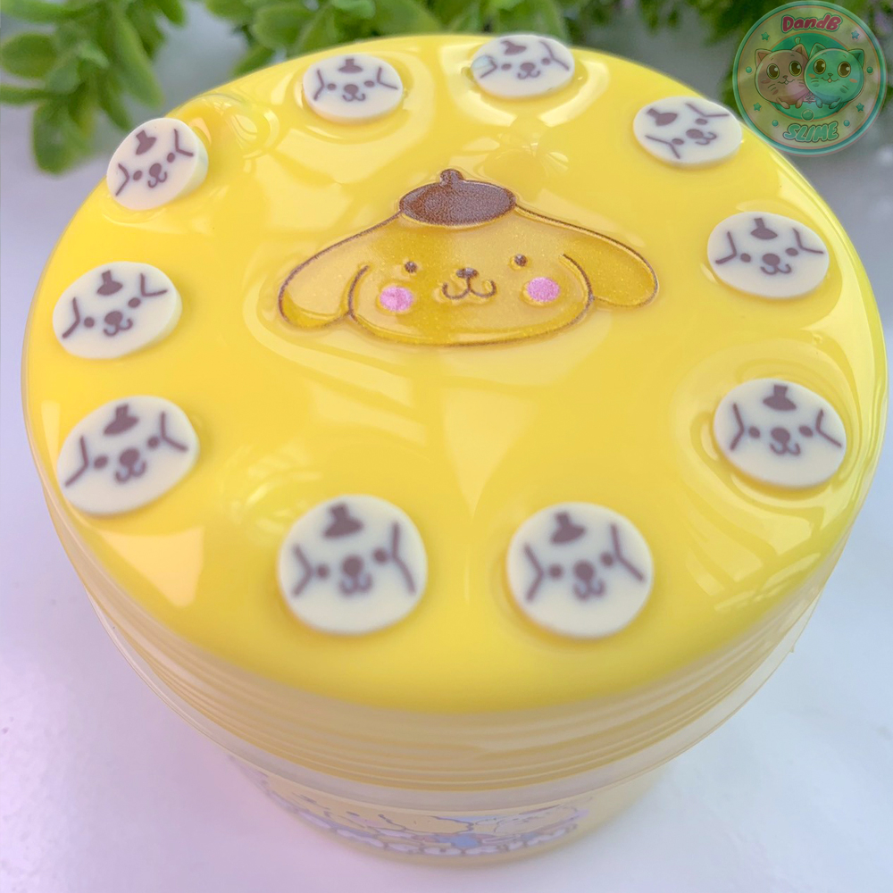 Diy pompurinrin pudding slime hũ mỹ đẹp - đồ chơi slime pudding không dính chơi siêu đã tay