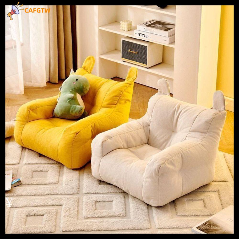CAFGTW Thoải mái Ghế Sofa Nhỏ với túi lưu trữ Tiện dụng Ghế sofa cotton có thể giặt được Dễ thương cho trẻ em Mềm mại Ghế Sofa Lười Phòng Khách Dành cho bé trai và bé gái