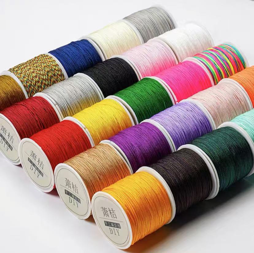 72 Dây Ngọc diy Chất liệu dây dệt vòng tay, dây mỏng, dây đỏ, dây đỏ, dây dệt hạt tay