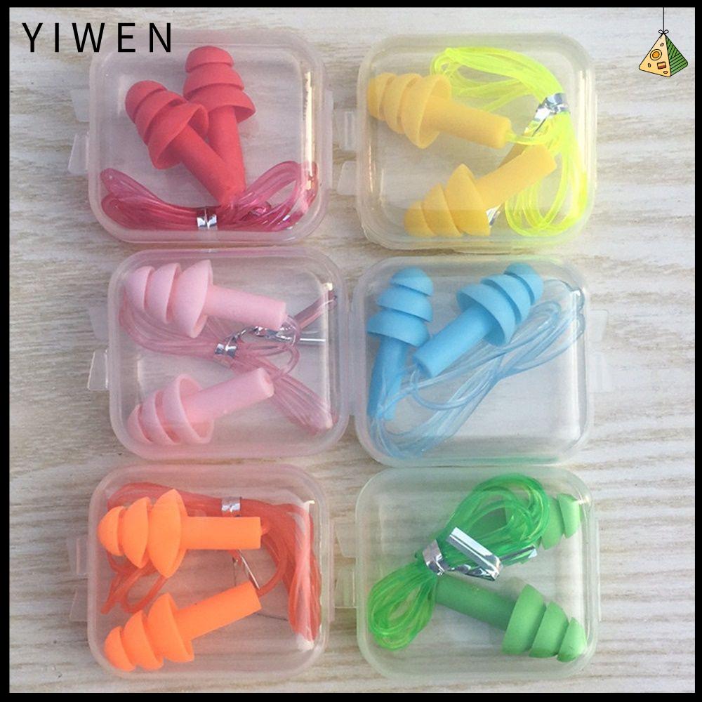 YIWEN Colorful Rope Pool Accessories Ear Plugs Noise Reduction Swimming