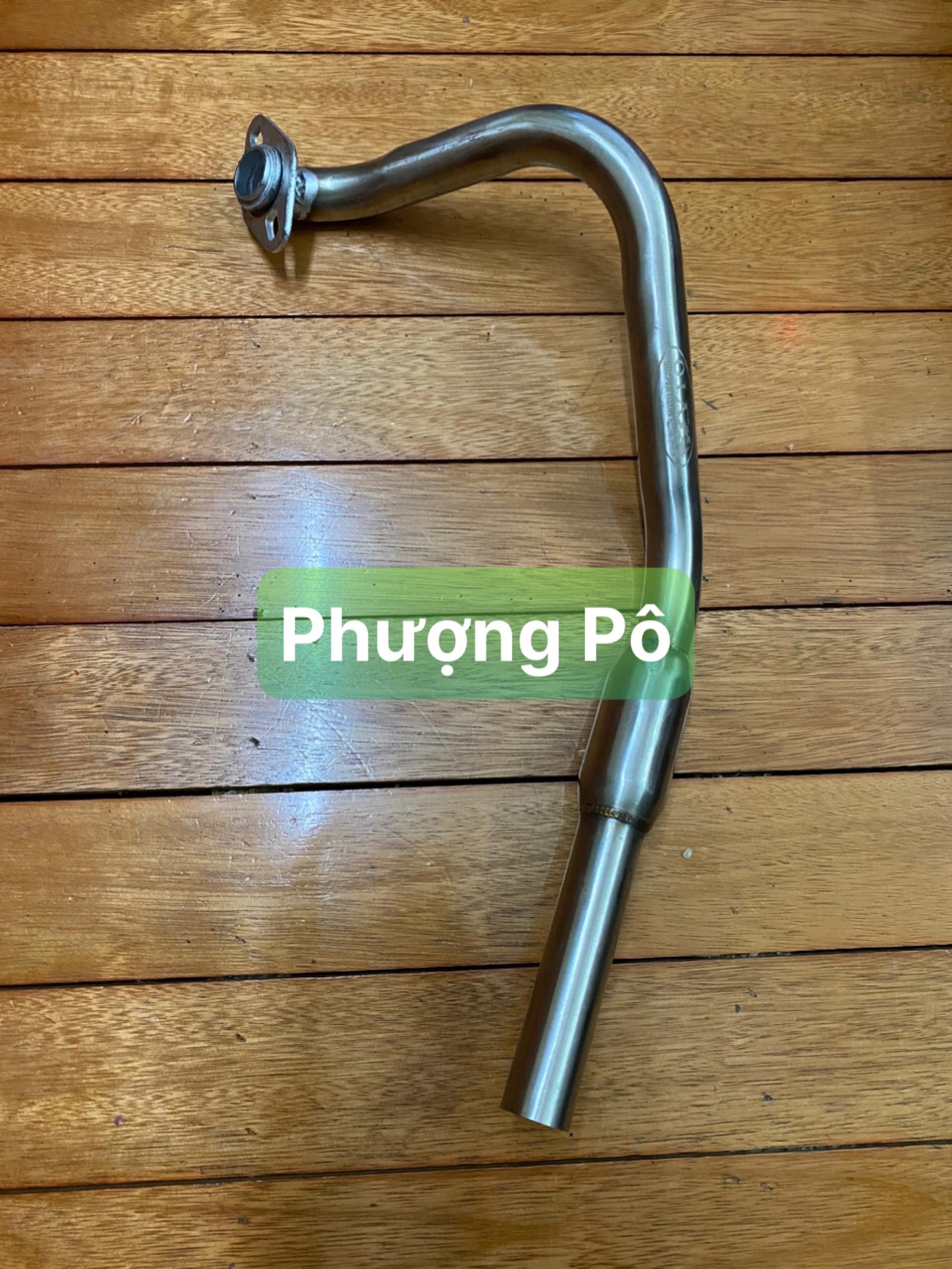  FREESHIP Cổ pô inox 304 gắn lon 4road & DranTurismo cho Vario SHVN AB 125-150  Click THÁI  VISION  SH MODE AB-VARIO 160 vv 