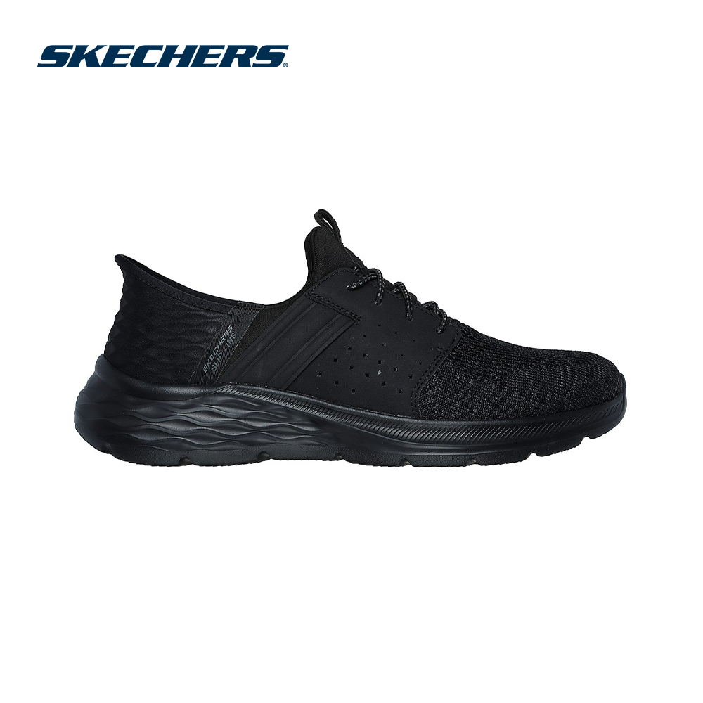 Skechers Nam Giày Thể Thao Slip-ins Garner Newick - 210803-BBK Air-Cooled Memory Foam