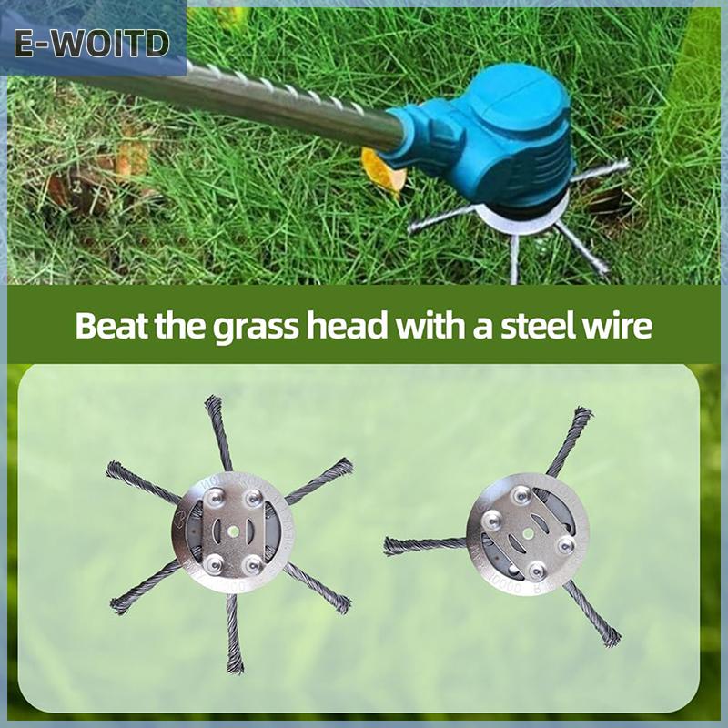 XUNYU3 หัวตัดหญ้าอลูมิเนียมอัลลอยด์แบบสากลพร้อมสายตัดหญ้าทำจากเหล็กไนล่อนอะไหล่ทดแทนเครื่องตัดหญ้า ราคา 13 บาท*ส่งฟรี