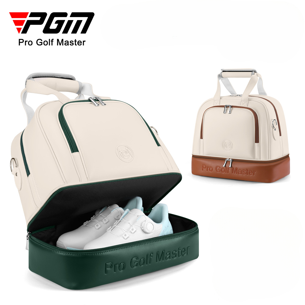 PGM YWB050 Golf Clothing Bag Women's Double Layer Clothing Bag Independent Shoe Bag Lightweight Waterproof Travel Tote Bag ราคา 2,259 บาท*ส่งฟรี