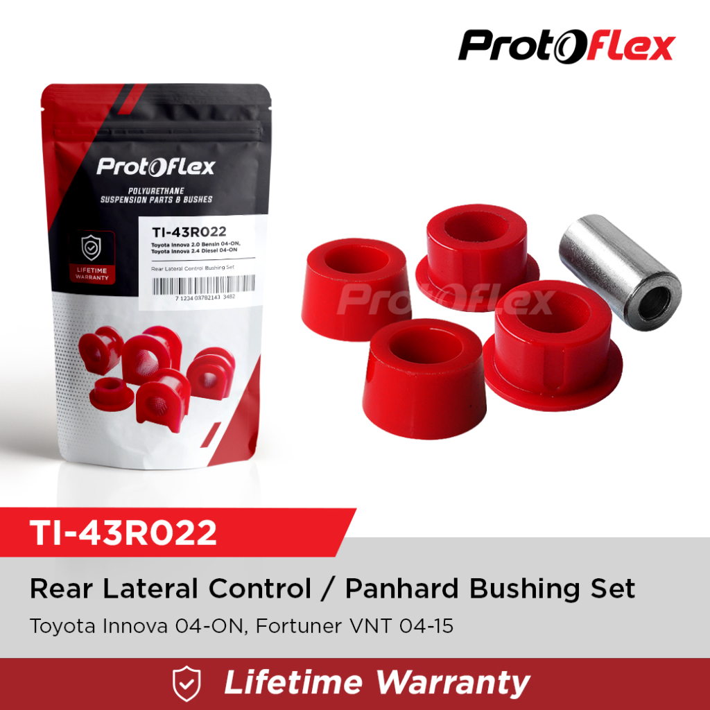 Protoflex Rear Lateral Control Panhard Bushing Set Toyota Innova Harga 300,000 rupiah*Gratis Ongkir