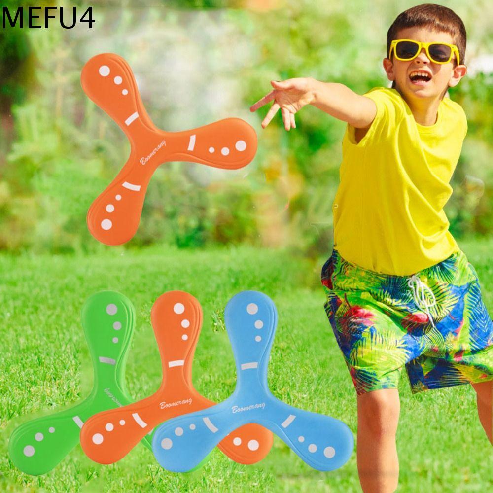 MEFU4 Giao hàng nhanh Đồ chơi Boomerang bay Tương tác Chuyên nghiệp Boomerang ba lá Đồ chơi quay trở lại Hài Hước Đồ chơi Trò chơi ném bắt Quà Tặng trẻ em