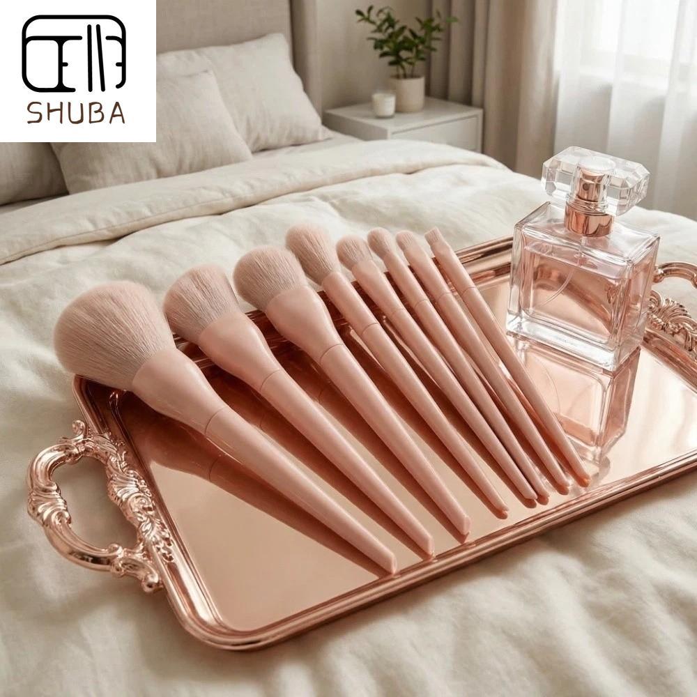 SHUBA Màu Kẹo Cọ trang điểm chuyên nghiệp Dụng Cụ Trang Điểm Lông xù Cọ tán phấn mắt Thời trang Phấn mắt Bộ cọ trang điểm Sinh viên