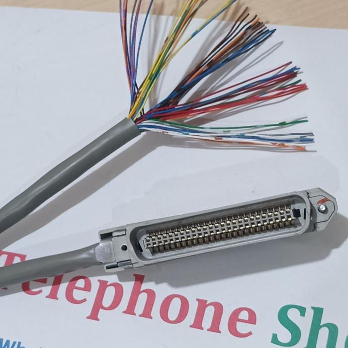 AMPENOL 25 PAIR 50 PIN KONEKTOR KABEL TELCO AMPHENOL RJ21 UNTUK PABX ONT GATEWAY Harga 760,000 rupiah*Gratis Ongkir