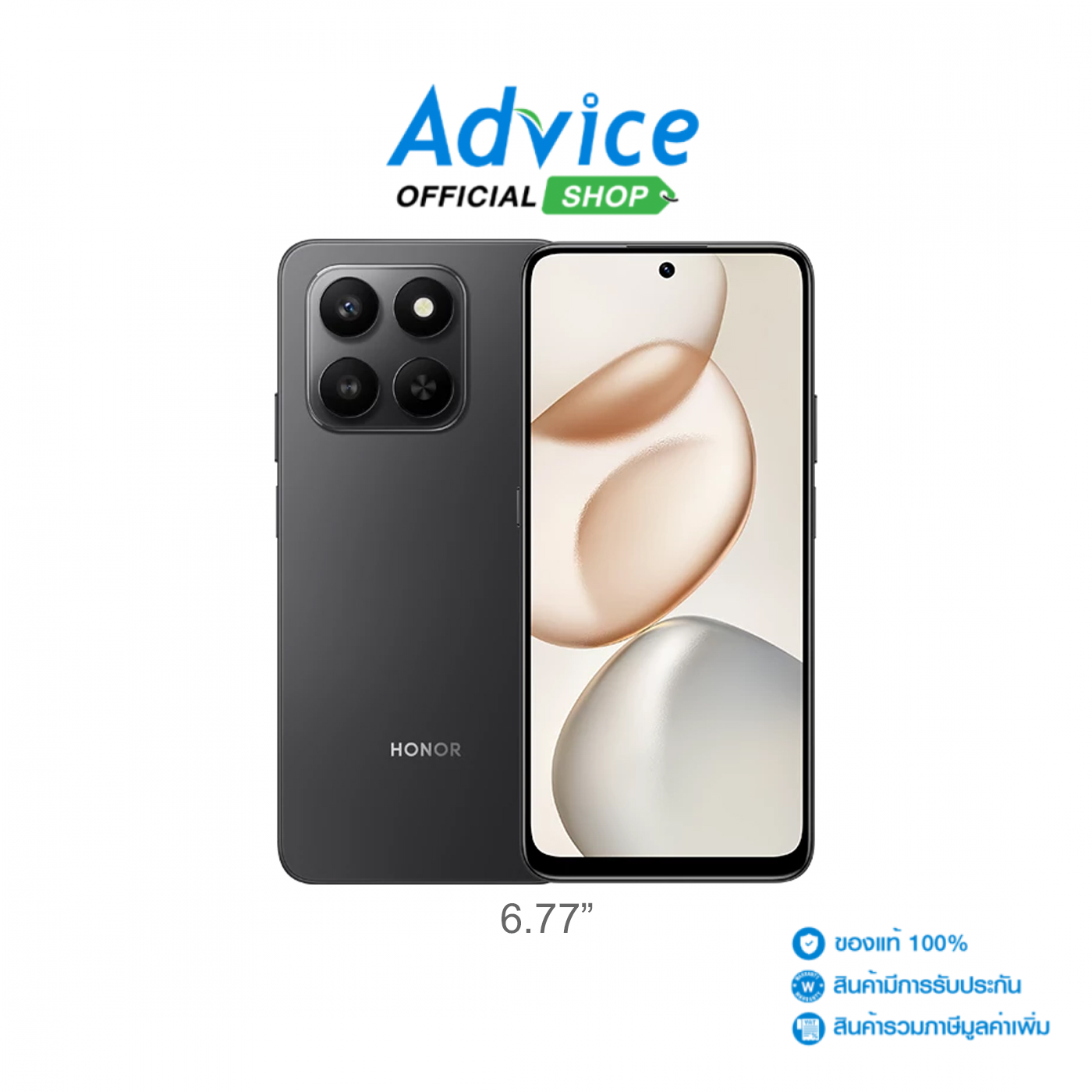 HONOR X7D 5G (8+256GB) Velvet Black ราคา 6,999 บาท*ส่งฟรี