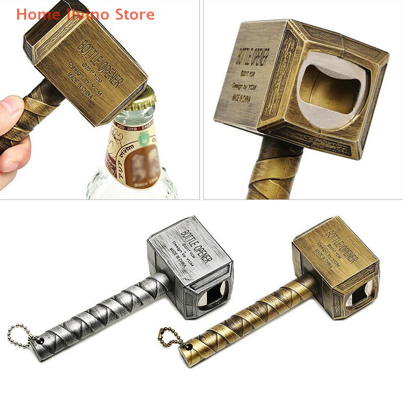 Livino 1 cái dụng cụ mở chai bia búa đóng chai tay cầm bia hình Thor dụng cụ mở chai bia
