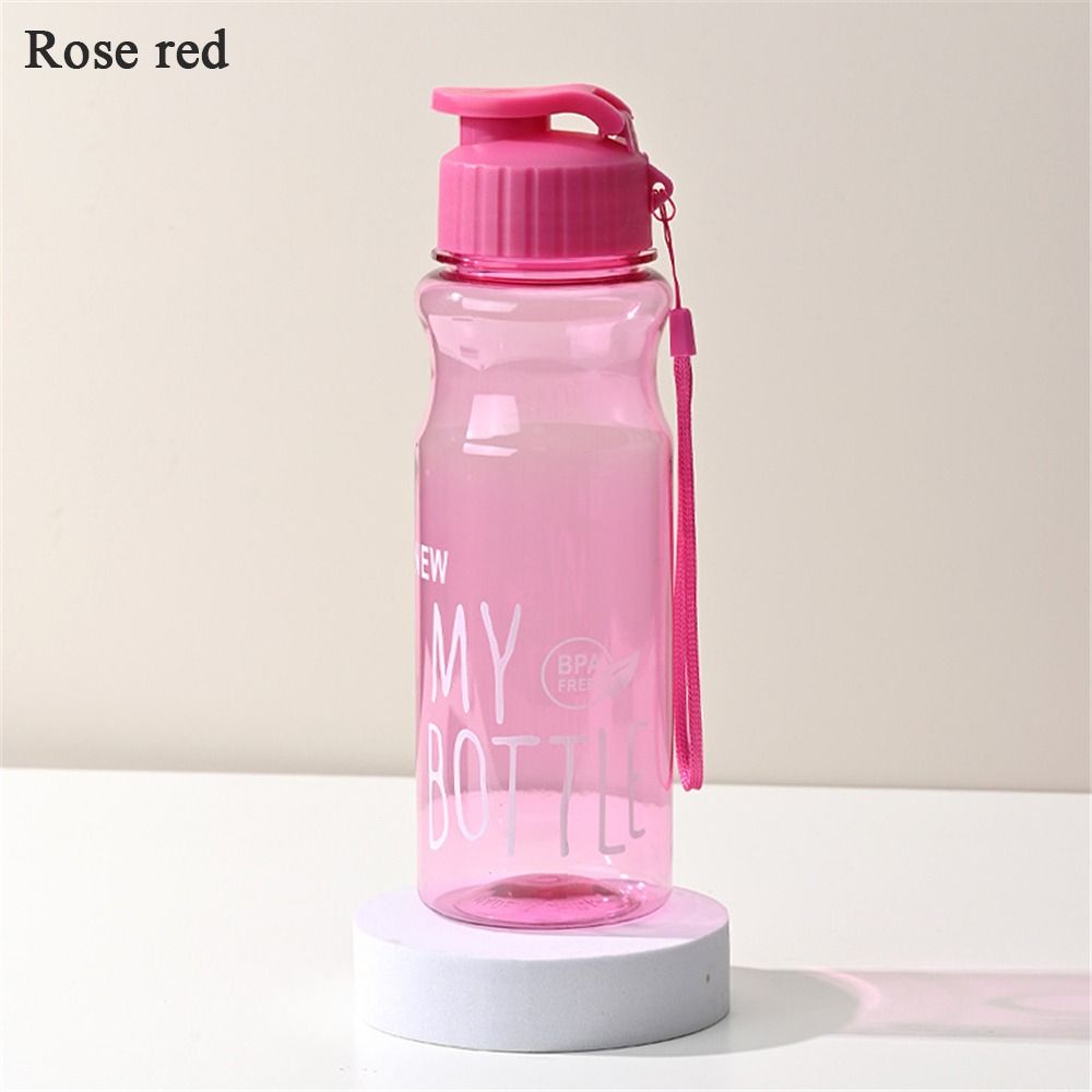 ADYQKU0DH 650ML Du lịch Trong suốt Thể thao Nhựa Chai nước Cốc nước Sức chứa lớn