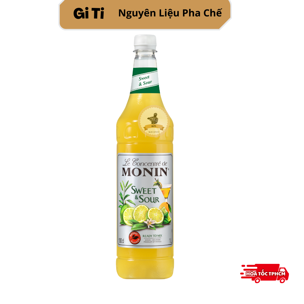 Siro/Syrup Monin Chanh Muối (Monin Sweet And Sour) 1L