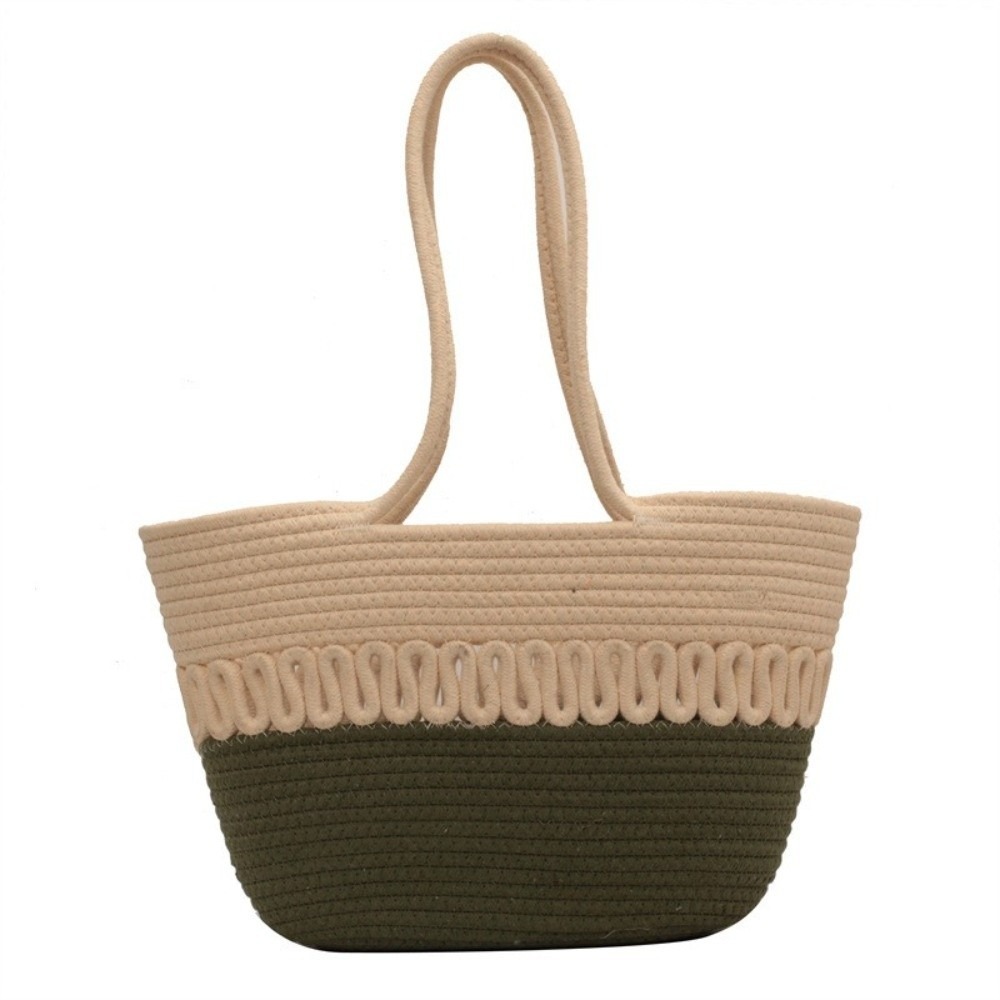 ELY3591 Nylon Túi Tote Dệt Rỗng Đan móc Túi cói đan Túi đeo vai Dung lượng lớn Túi xách nữ Phụ nữ - 5