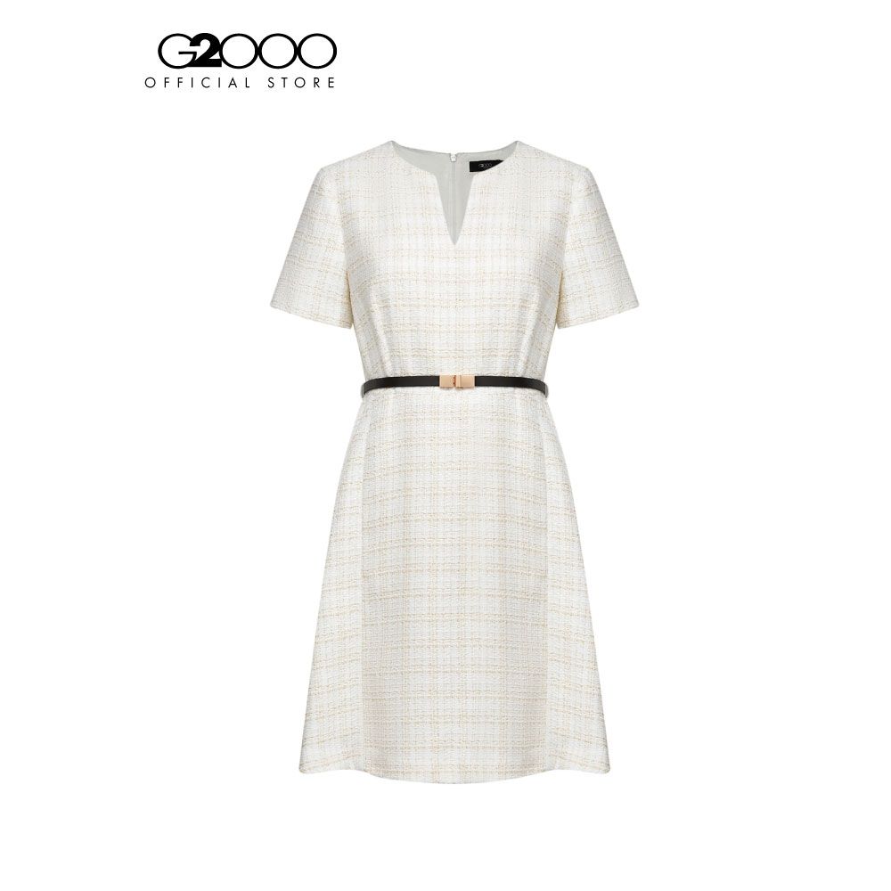 G2000 เดรสสำหรับผู้หญิง ทรง Fit & Flare Shape รุ่น 4623130602 OFF WHITE ราคา 3,290 บาท*ส่งฟรี
