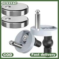 JCSYFAC 2 cái bản lề bồn cầu bản lề cố định phía trên vít tháo nhanh thay thế cho nhà vệ sinh phụ kiện nội thất phòng tắm