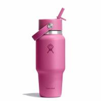 Bình giữ nhiệt Hydro Flask 710ml Travel Bottle Wide Flex Straw Cap 24 oz chính hãng an toàn