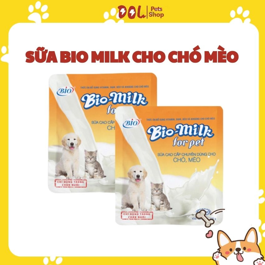 Sữa bio milk cho chó mèo 100gr