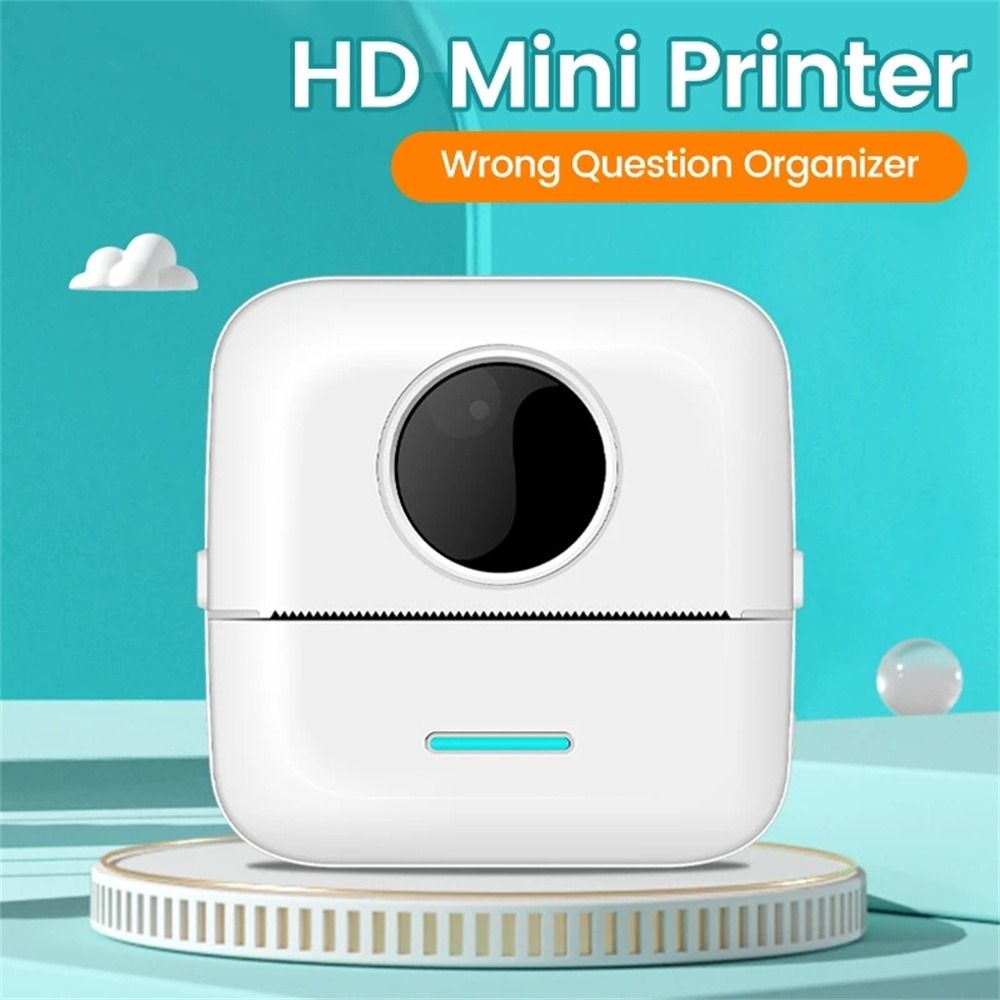 Vxjkqn Có Thể In máy in nhãn ảnh giấy In Ấn In Ấn 57Mm Máy in ảnh X5 máy in nhỏ Mini Máy in ảnh Máy in nhiệt Bluetooth Mini Không Dây Máy In 2D Bluetooth Máy In Bỏ Túi Máy In
