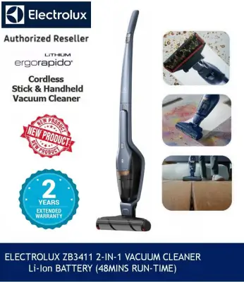 Electrolux Allergy Ergorapido 2in1 Cordless Vacuum Cleaner (Titan Blue) ZB3411 (2yrs warranty)