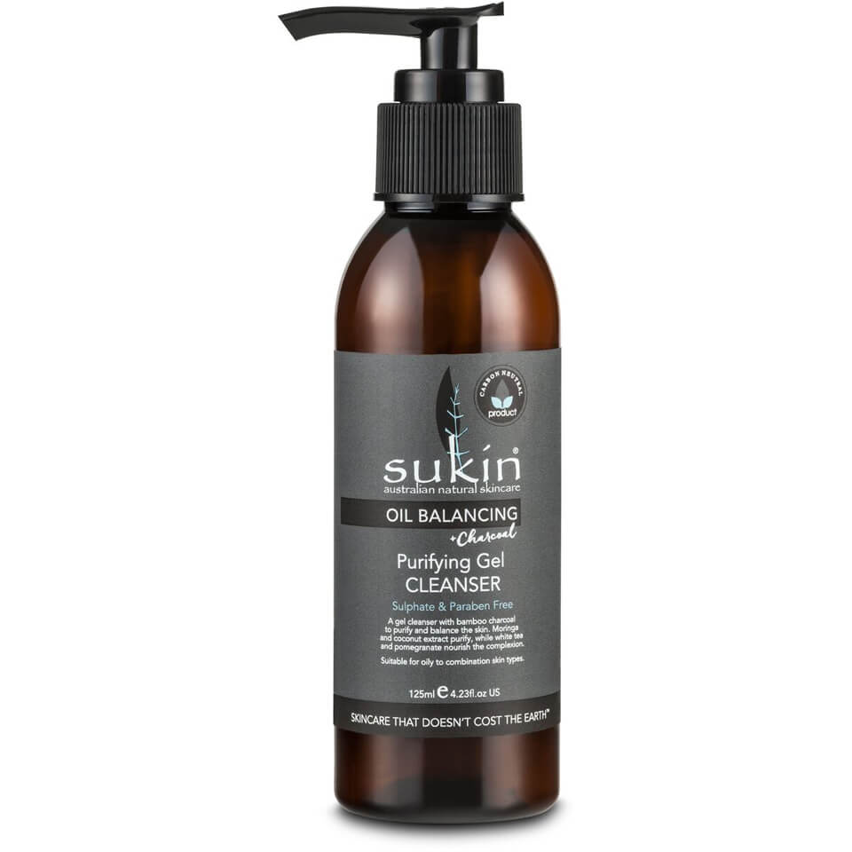 sukin charcoal face wash