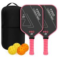 DOHOHO T700 Vợt chơi bóng pickleball 16MM Sợi Carbon Bộ vợt chơi bóng pickleball Thời trang Nhẹ Đồ dùng chơi game chuyên nghiệp