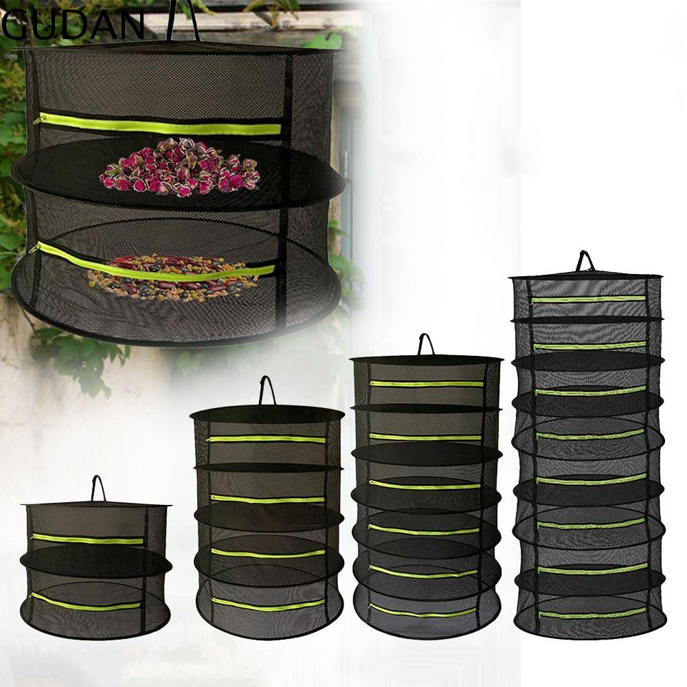 GUDAN Lưới Lưới sấy 2-8 lớp Có thể gập lại GIỎ TREO THẢO MỘC Thiết thực Không độc hại Giá phơi khô cây thảo mộc Trong nhà