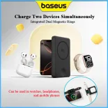 Baseus 10000mAh  Wireless Power Bank for Apple Watch Portable Fast Charging External Battery for iPhone Samsung Huawei