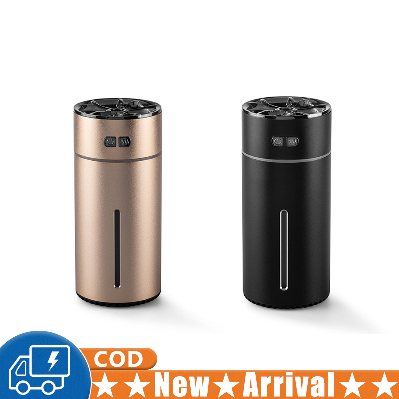 Máy tạo độ ẩm Máy khuếch tán trên xe với ánh sáng đầy màu sắc 2 chế độ sương mù USB mini khuếch tán để Essential dầu cho phòng ngủ gia đình