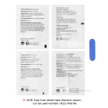 10 % nhựa hạnh nhân Báo chí trên Nails Ocean Blue Buter