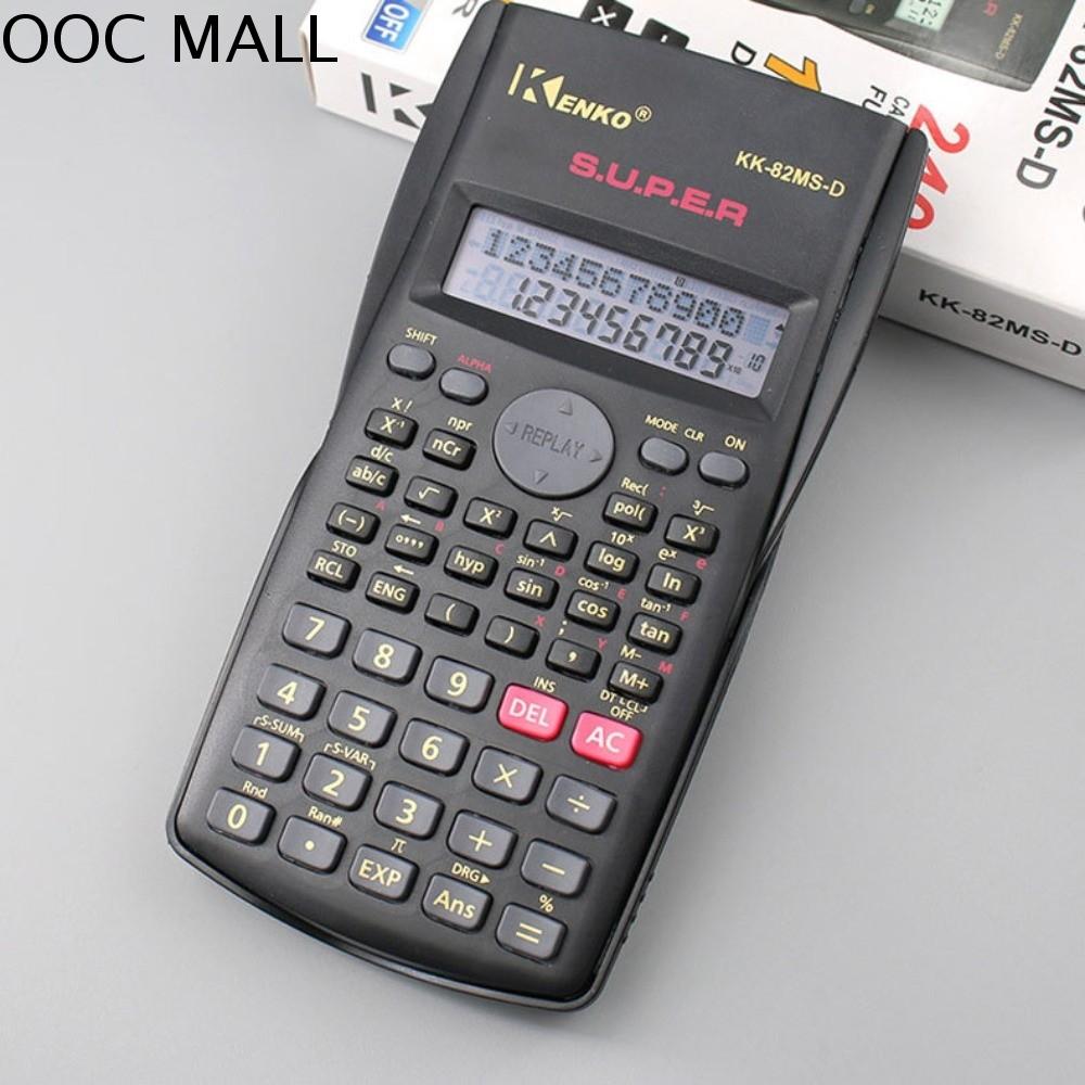 OOC Hiển thị 12 chữ số Máy tính khoa học Đa chức năng Màn hình 2 dòng Máy tính 240 chức năng Dễ sử dụng Di động Máy tính học sinh Trường học/Văn phòng