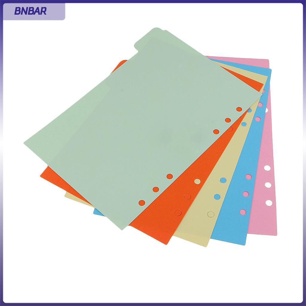 BNBAR Notebook Tabbed Paper Brown A5 Brown