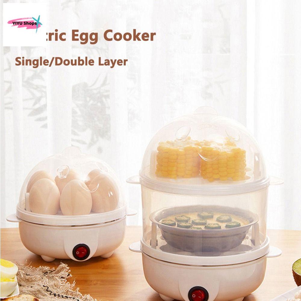 YIYU Đa chức năng RAPID Bữa sáng Máy làm nóng trứng Nồi hấp thức ăn Ngô Nồi hấp trứng Nồi nấu trứng Nồi nấu trứng chạy điện Máy nấu ăn