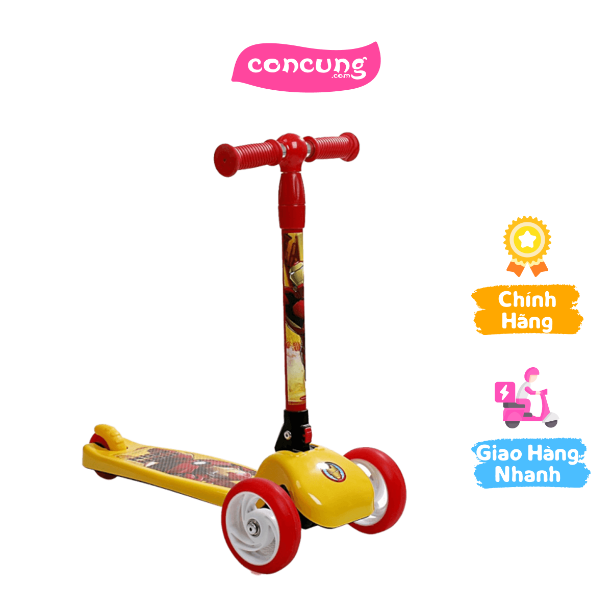 Xe scooter 3 bánh Iron Man VCA82009-I