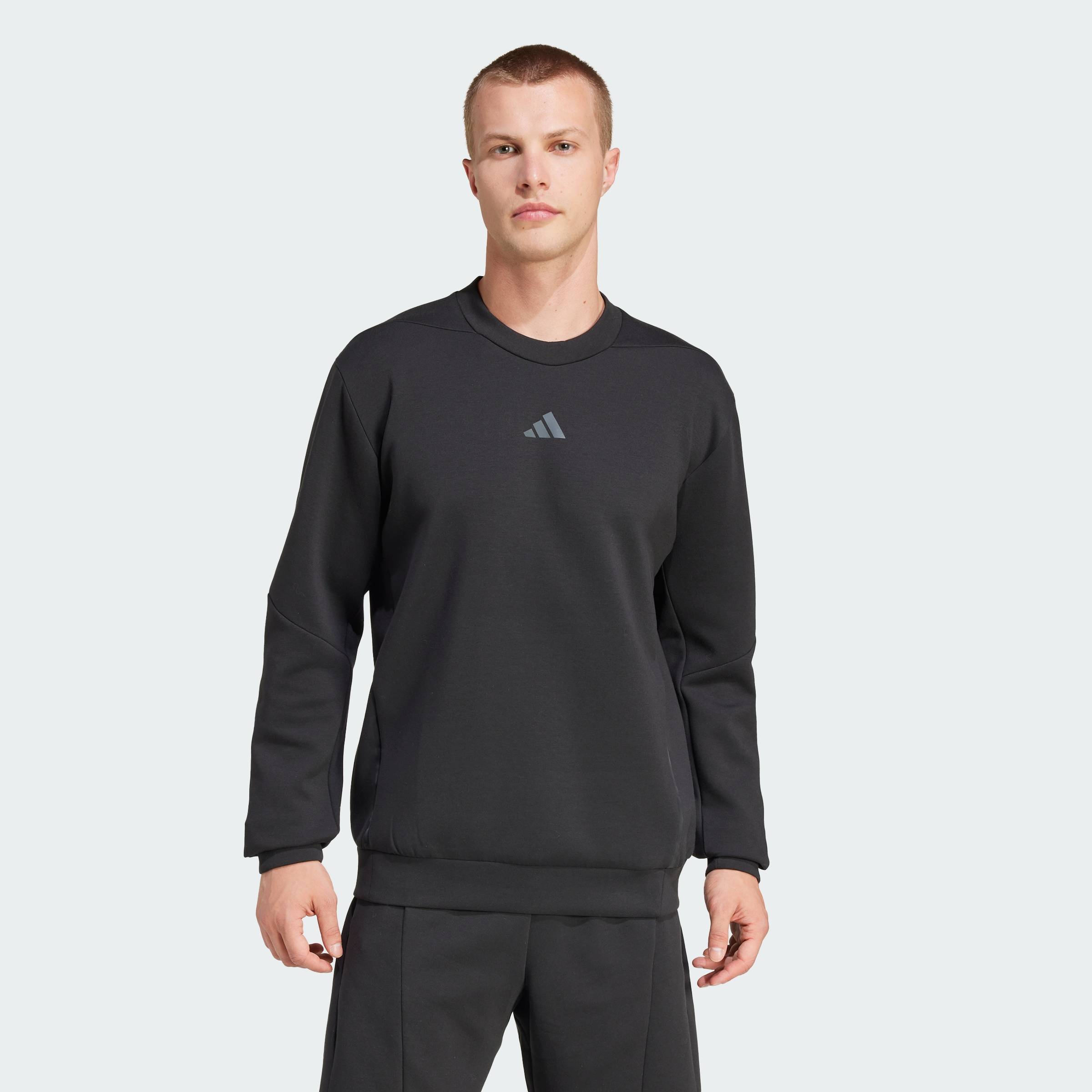 adidas Tập luyện & Gym & Training Áo Sweatshirt Cổ Tròn Designed for Training Nam Đen JJ4642