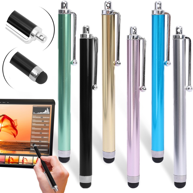 Phổ dẫn điện đầu silicon cảm ứng điện dung Bút chỉ điểm màn hình cảm ứng Bút Chì Tương thích với Apple iPhone iPad Samsung máy tính bảng bút