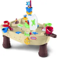 sand and water table pirate ship