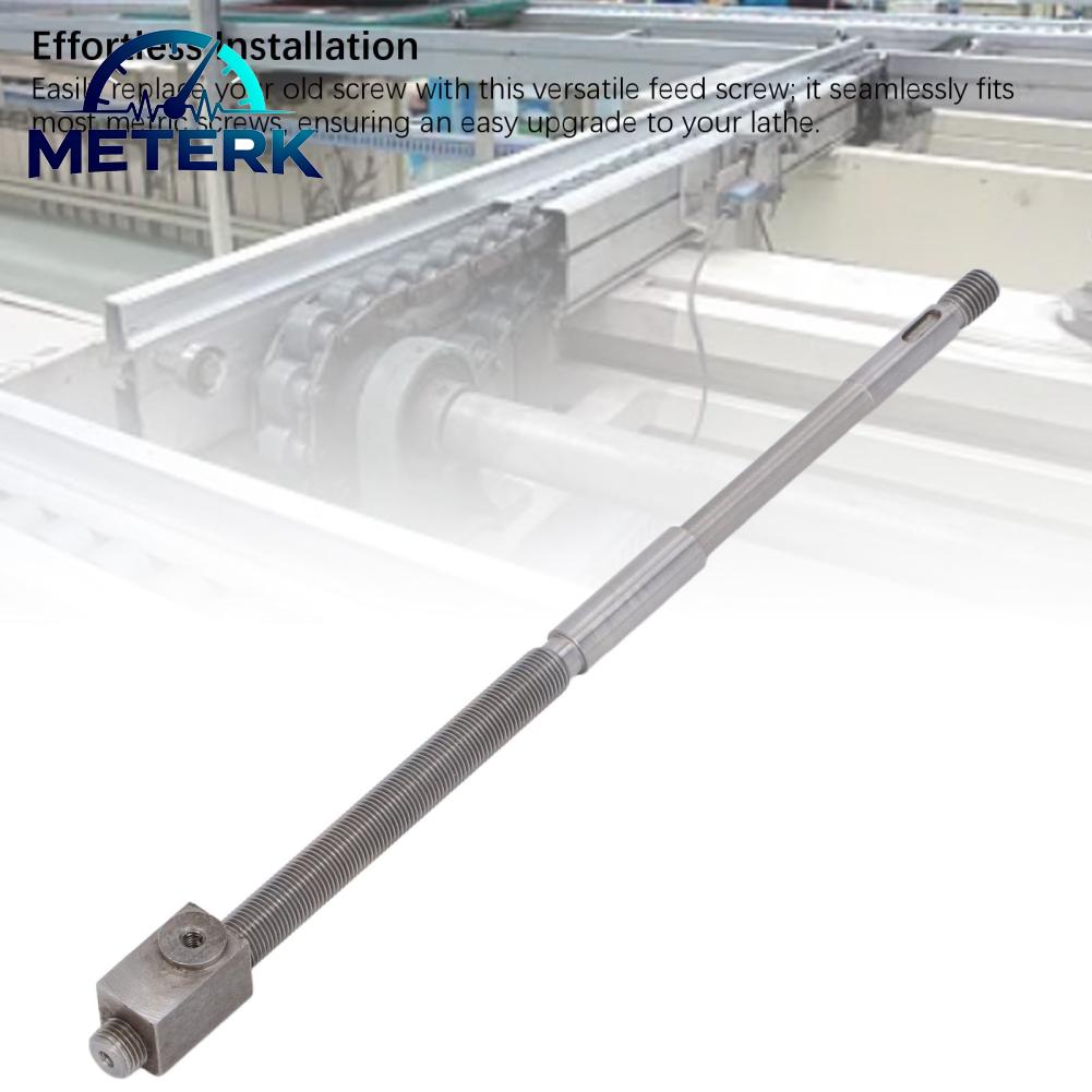 Meterk Vượt qua Trượt Thức ăn Vít chì Gang Dễ dàng Lắp đặt Vít Thức ăn Tay trái Ren Vừa khít M10x1.0 Sân cho MX 210 WM 210 Giá 624,000 Đồng*Miễn phí vận chuyển