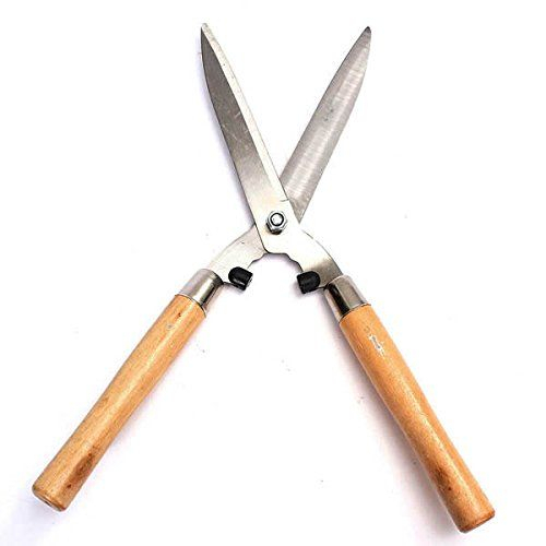 （GG handmade） 【24H Ship】Wholesale Price Big Gardening Wood/Sponge Handle Grass Scissor Cutter Shears