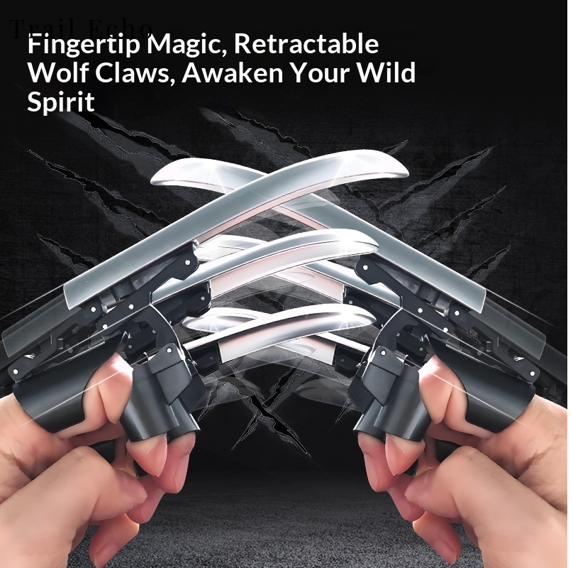 Trail Echo Finger Wolverine Claw Extendable Tactical Toy - Stretchable Claws for Fun ราคา 19 บาท*ส่งฟรี