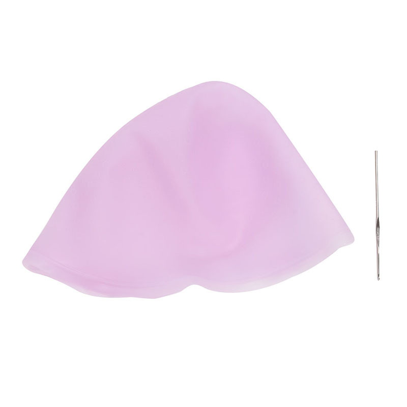 Pro Salon Silicon Reusable Hair Colouring Hairdressing Highlighting Dye Frosting Cap Purple giá rẻ