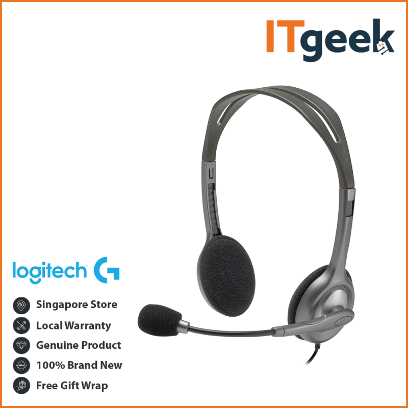 Logitech H110 Stereo Headset Singapore