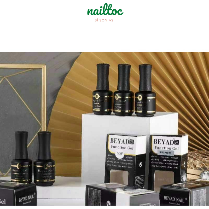 Base top Beyad Nail Mỹ, sơn gel base top siêu bền chính hãng